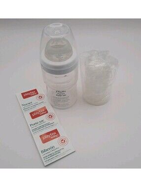 Playtex Baby Nurser Bottle 4 oz Size W/Liners